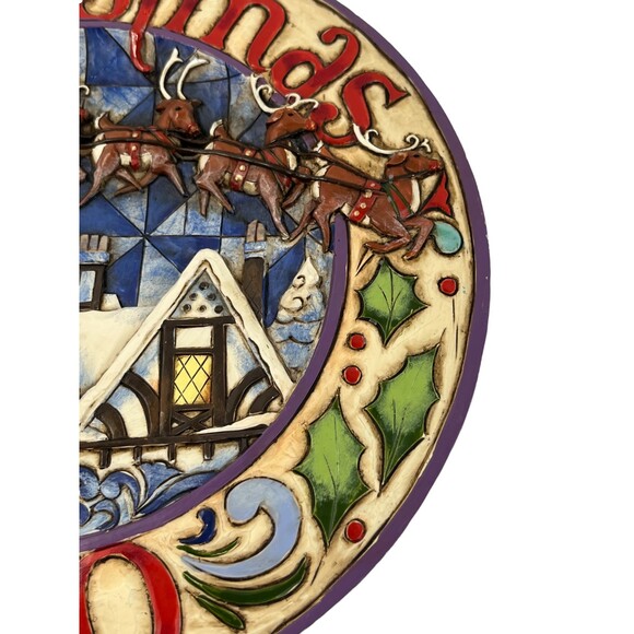 2010 Jim Shore Heartwood Creek Dash Away All Plate #4017641 Enesco Figurine - Picture 13 of 15